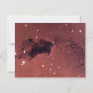 Dark Rose Shadow Dust Clouds Invitation