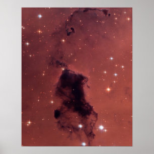 Dark Rose Shadow Dust Clouds Poster