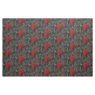 dark roses Fabric, colourful house textile Fabric