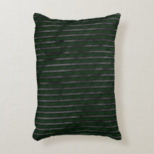 Dark rough stripes over stained abstract design decorative cushion