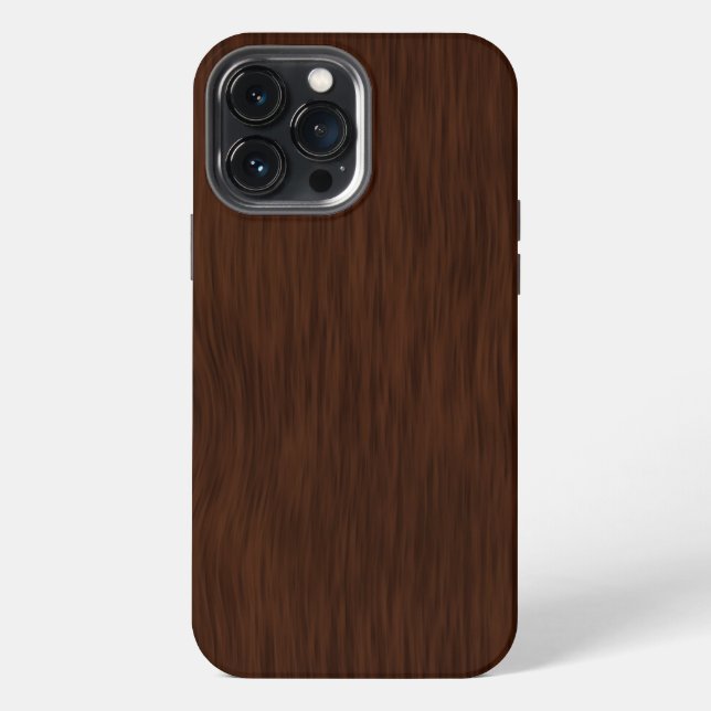 Dark Rough Wood Grain Background iPhone Case (Back)
