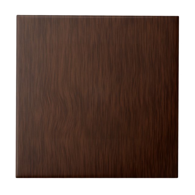 Dark Rough Wood Grain Background Tile (Front)