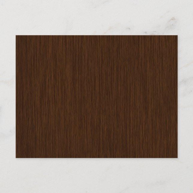 Dark Rustic Grainy Wood Background Postcard (Front)