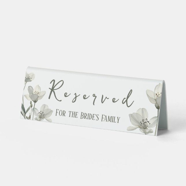Dark Sage Green Botanical Wedding (Front)