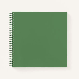Dark sage (solid colour) notebook