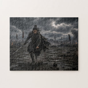 Dark Samurai — Epic Battle Warrior   Puzzl Jigsaw Puzzle