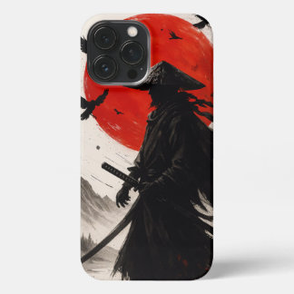 Dark Samurai - iPhone Hull Japanese Warrior S 13 Pro Max Case