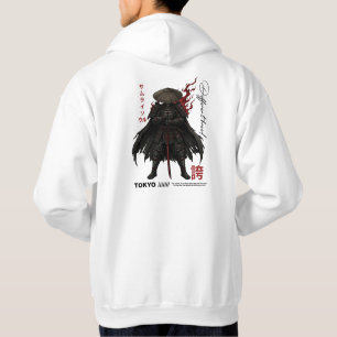 Dark Samurai Warrior Armour Japanese Gothic Ronin Hoodie