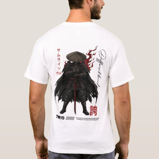 Dark Samurai Warrior Armour Japanese Gothic Ronin T-Shirt