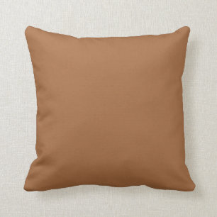 Dark Sandy Beige Coffee Caramel Brown Colour Only Cushion