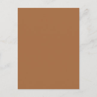 Dark Sandy Beige Coffee Caramel Brown Colour Only Postcard