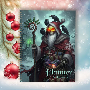 Dark Santa of Shadows – Gothic Christmas Skeleton Planner