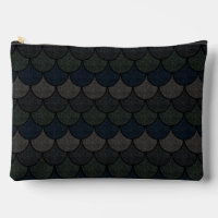 Dark Scalloped Dragon Scale Pattern