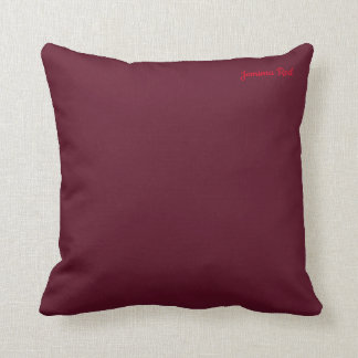 Dark Scarlet Bordeaux Cushion