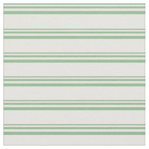 Dark Sea Green and White Coloured Lines Fabric