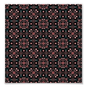 Dark Seamless Gemoetric Print Mosaic