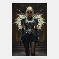Dark Seraphim Queen - Fantasy Gothic Warrior Angel