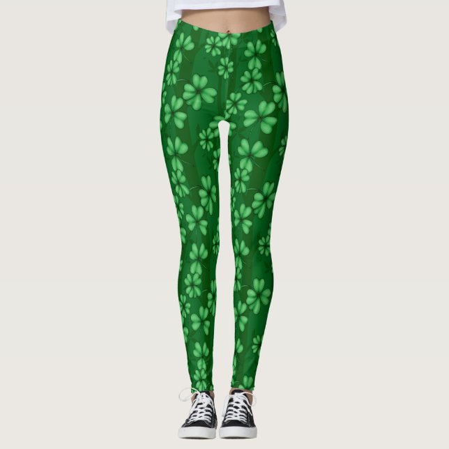 Dark Shamrock Leggings (Front)