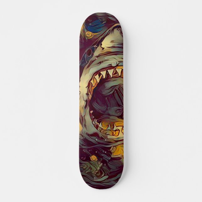 Dark Shark Element Custom Pro Park Board Skateboard (Front)