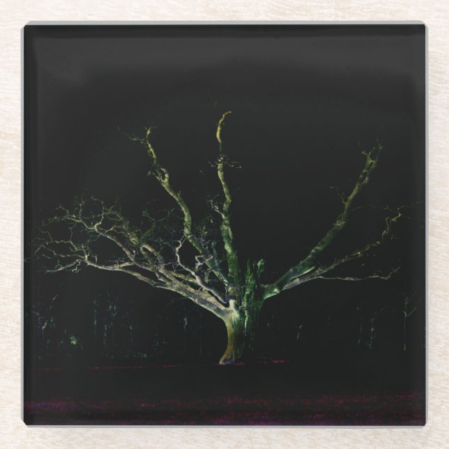 Dark Side 1 coastercna Glass Coaster (Front)