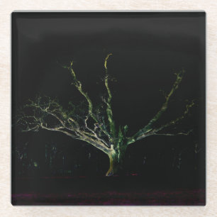 Dark Side 1 coastercnm Glass Coaster