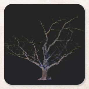 Dark Side 2 coastercna Square Paper Coaster