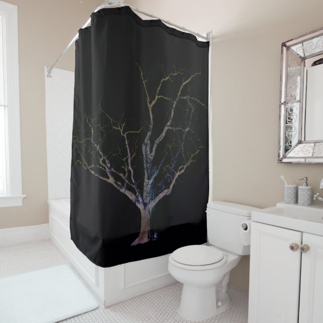Dark Side 2 sccnm Shower Curtain (In Situ)