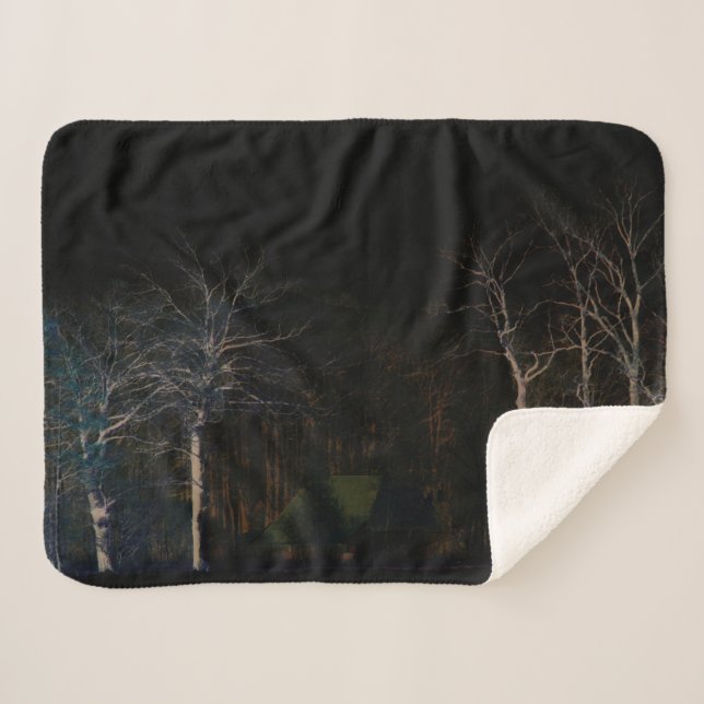 Dark Side 4 sbcnm Sherpa Blanket (Front (Horizontal))