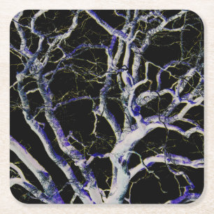 Dark Side 5 coastera Square Paper Coaster