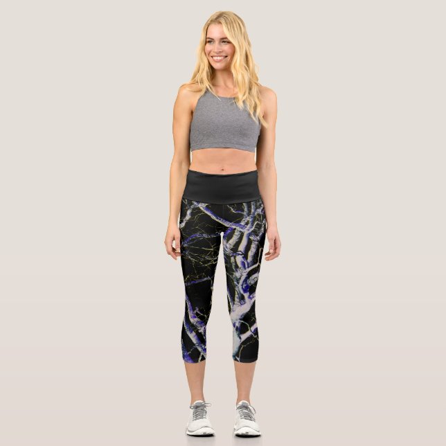 Dark Side 5 lecapcnm Capri Leggings (Front)