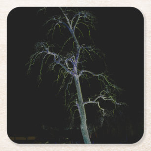 Dark Side 8 coastercnm Square Paper Coaster