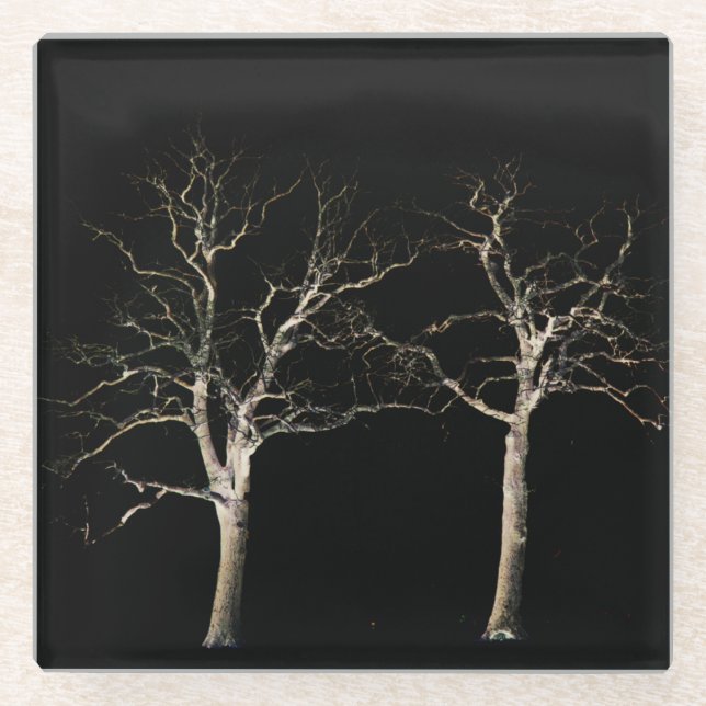 Dark Side 9 coastercnm Glass Coaster (Front)