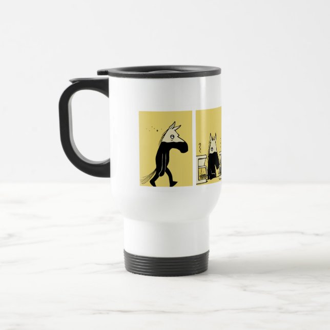Dark Side of the Horse Travel Mug #1 (Left)