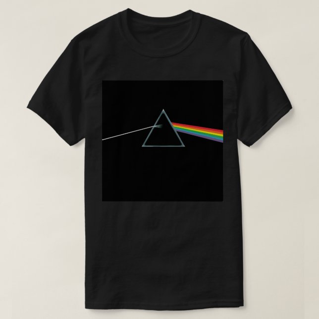 Dark Side of the Moon Album Cover Art Print T-Shirt (Design Front)