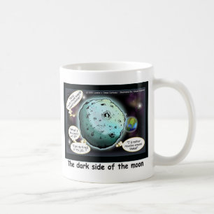 Dark Side Of The Moon Funny Cartoon Gifts Coffee Mug