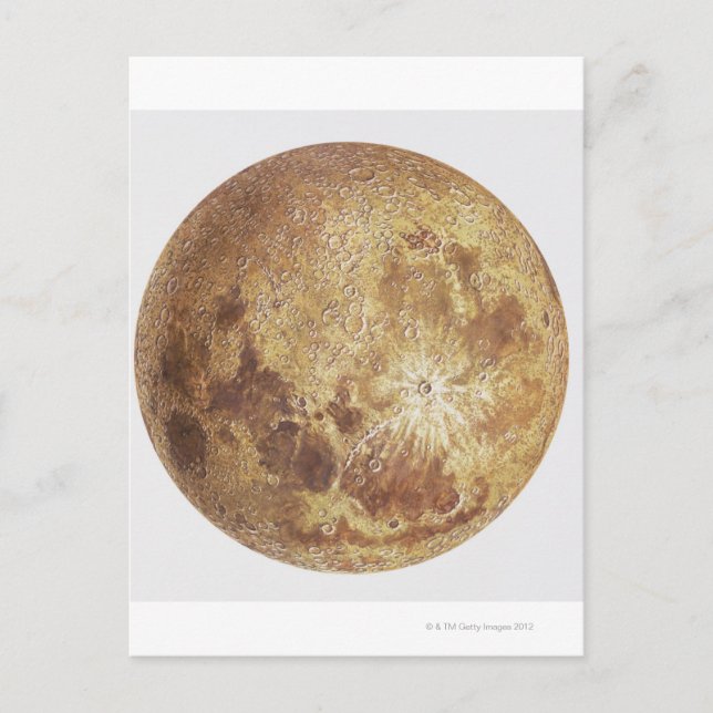 Dark side of the moon, illustration postcard (Front)