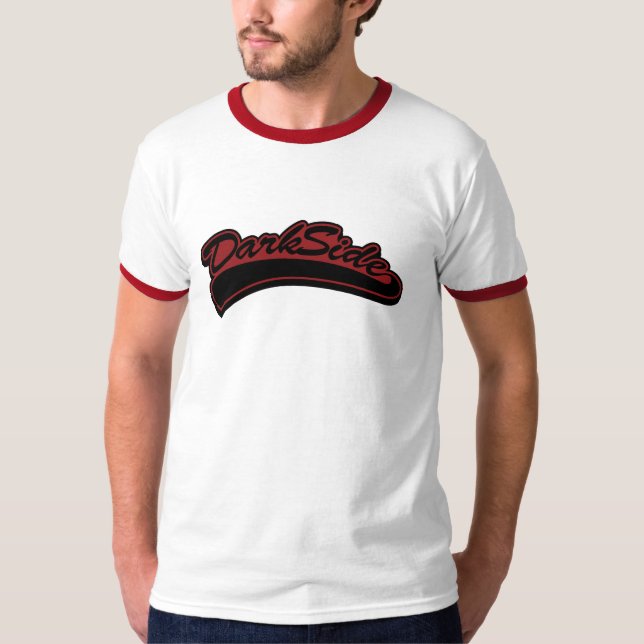 Dark Side - Red & Black T-Shirt (Front)