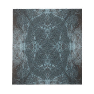 Dark silhouetted tree pattern notepad