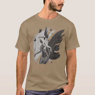 Dark Skeleton Fairy Fantasy T-Shirt