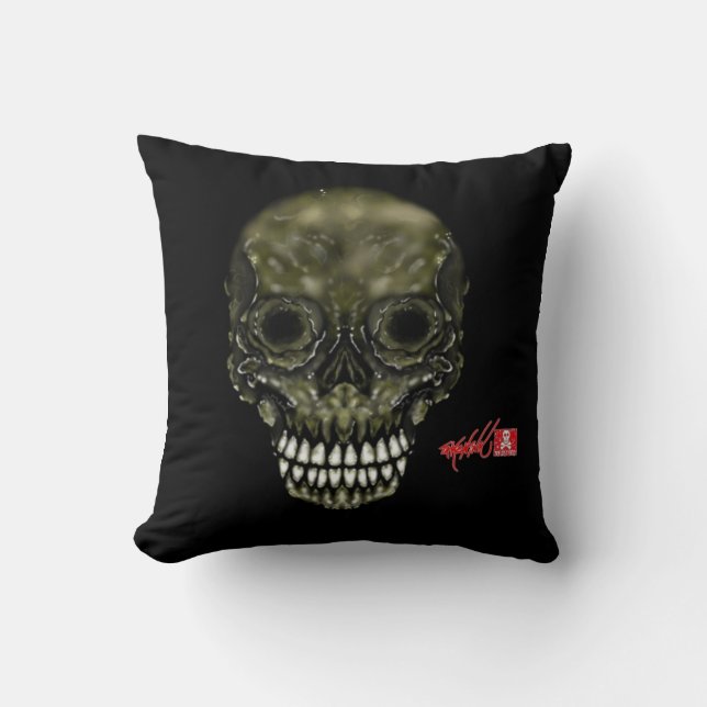 Dark Skull Cushion (Front)