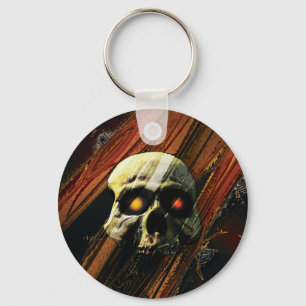 Dark Skull Key Ring