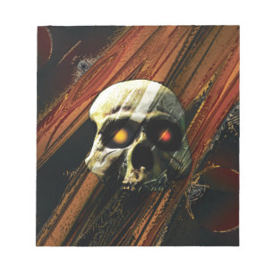 Dark Skull Notepad