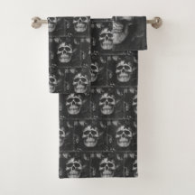 Dark Skull Towel Set
