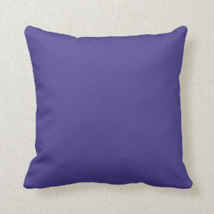 Dark Slate Blue Throw Pillow