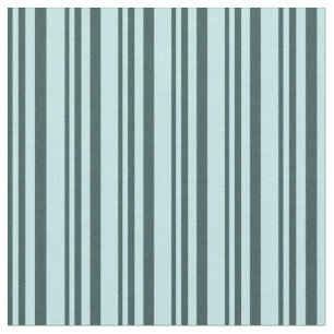 Dark Slate Grey and Turquoise Coloured Pattern Fabric