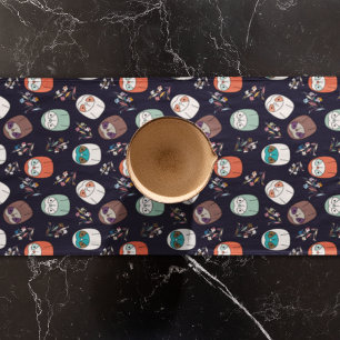 Dark Sloth Short Table Runner