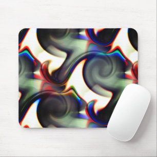 Dark smoke or spirally hollowed out with coloured mouse mat