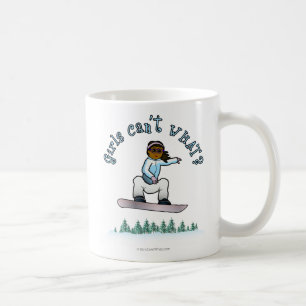 Dark Snowboarder Coffee Mug