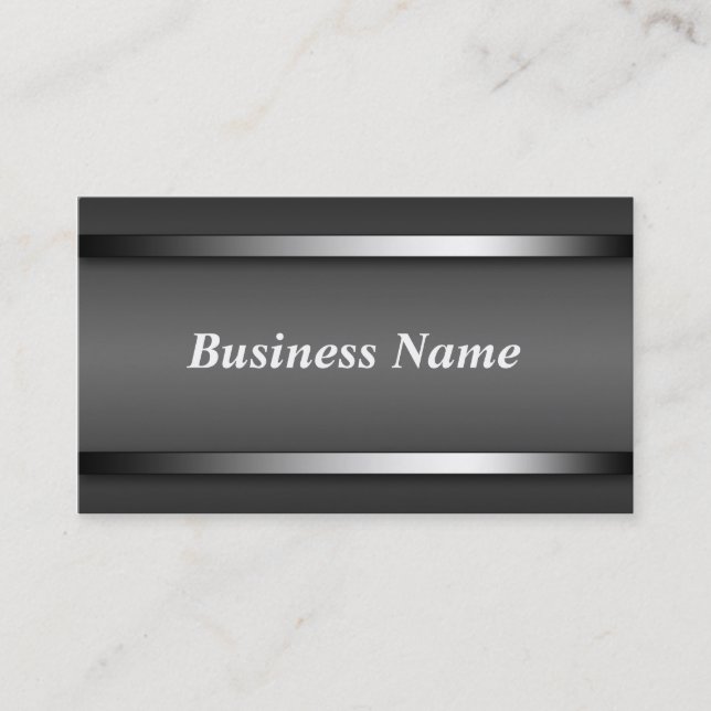 Dark Sophisticated business cards (Front)