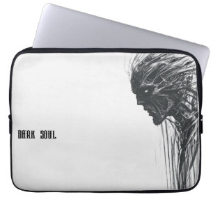 Dark Soul Dark Being Sketch Laptop Sleeve